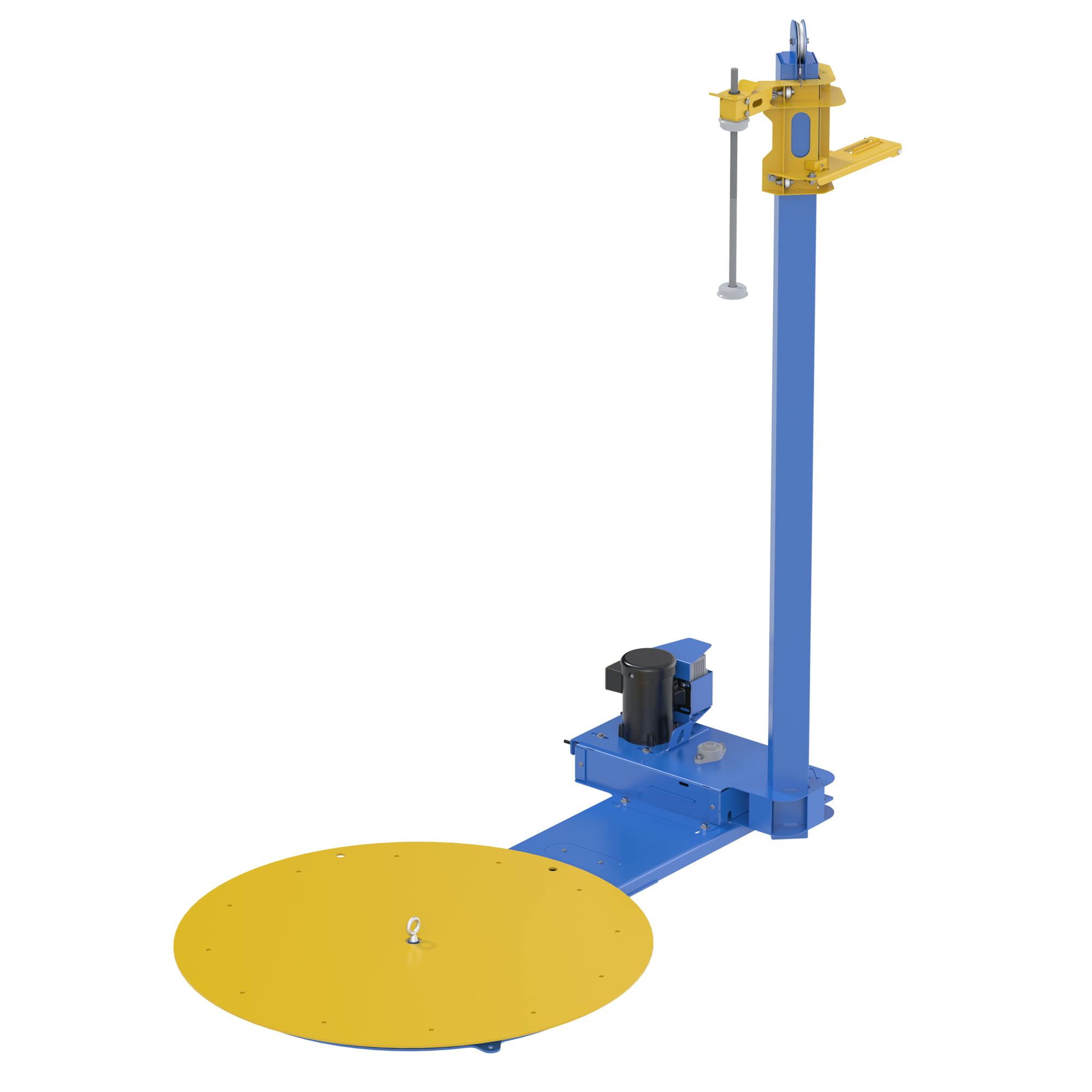 Vestil Semi-Automatic Stretch Wrap Machine - Adjustable Deck Speed, Friction-Brake Assembly, Model# SWA-50